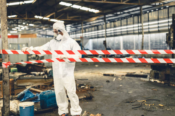 Professional Odor Removal technician working in Perris, CA